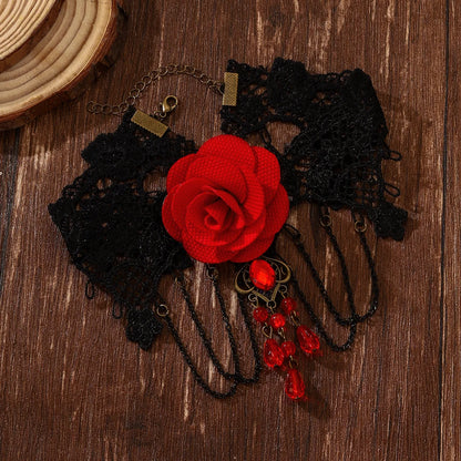 Gothic Style Choker Halloween Necklace