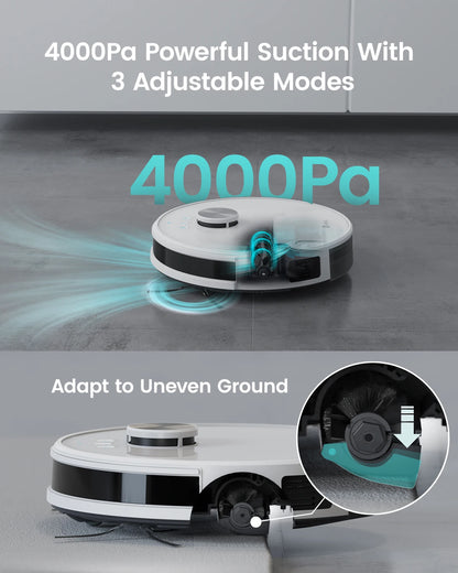 Vacuum cleaner with multi plane mapping