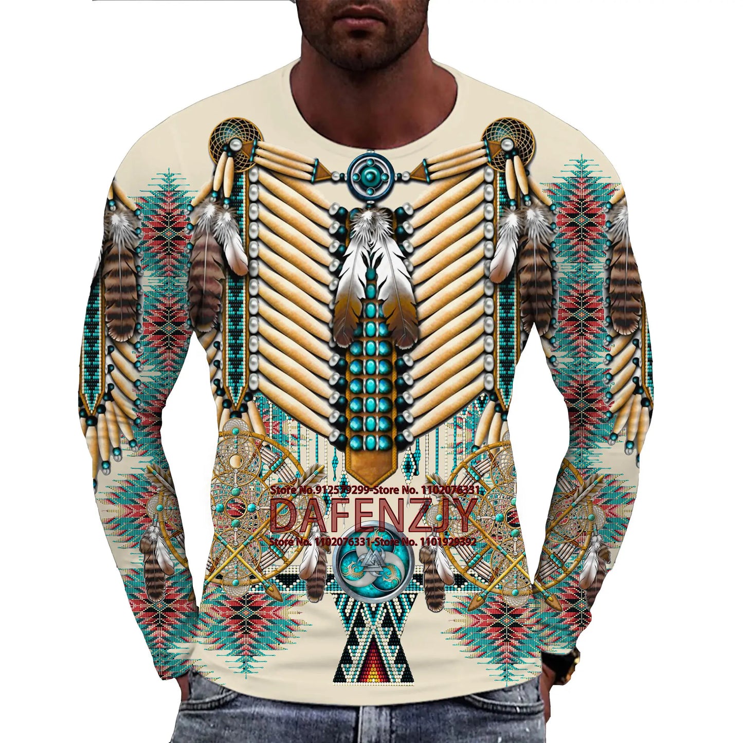 American indians culture 3d t shirt