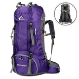 Waterproof Camping Backpack with Rain Cover