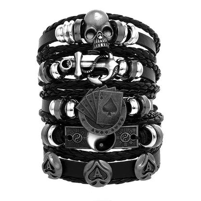 Fashion Multi-layer Beaded Leather Bracelet