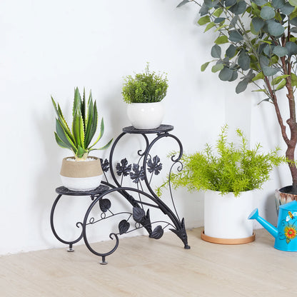 Rustproof metal plant stand