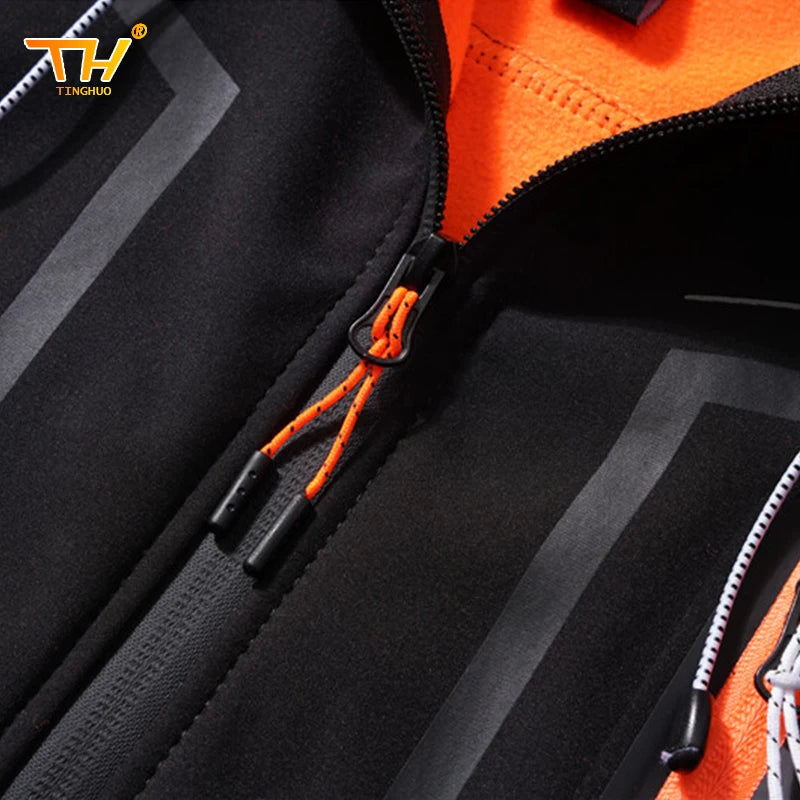 Men's Fleece Soft Shell Parker Coat