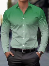Comfortable Striped Soft Lapel Shirt