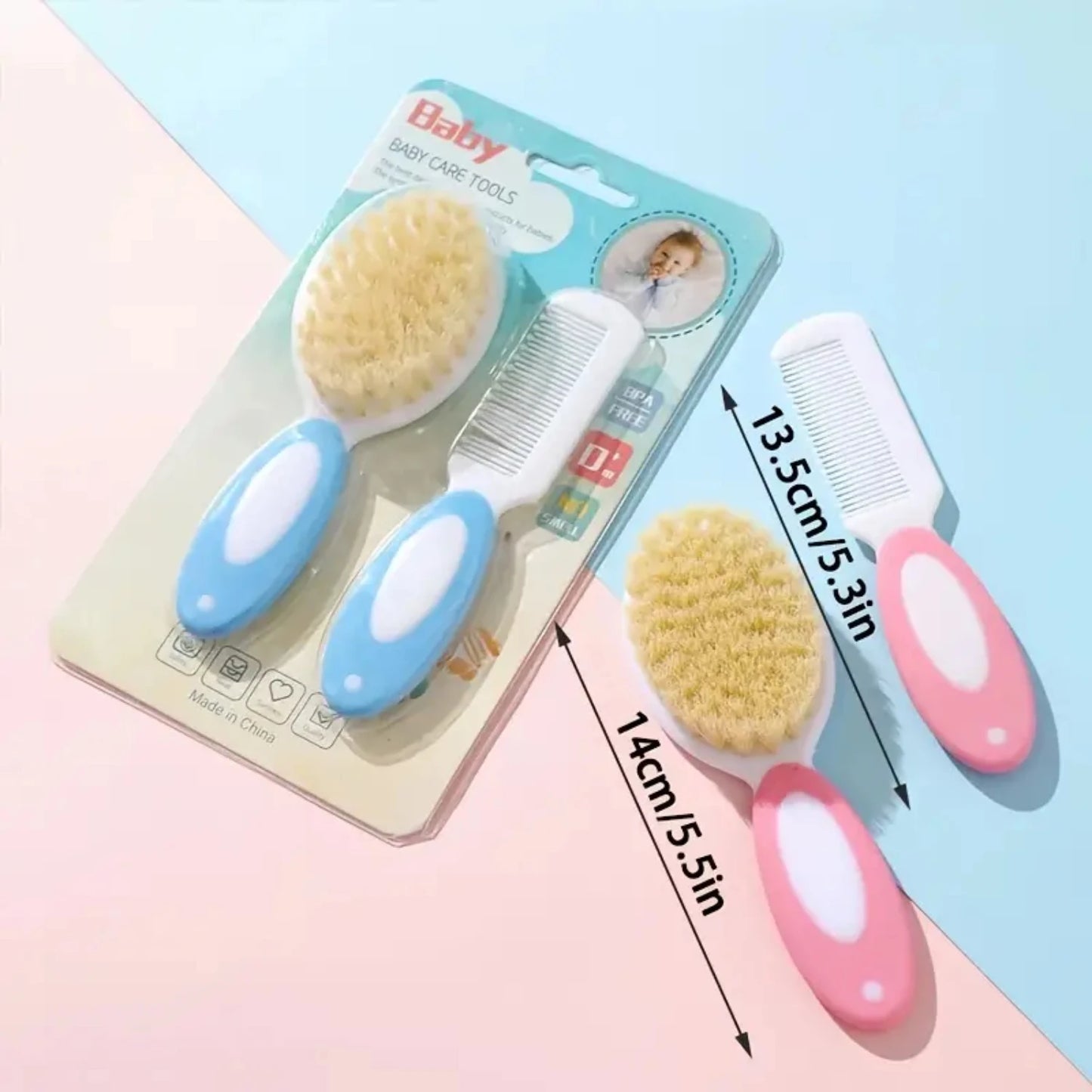 Gentle head massage brush