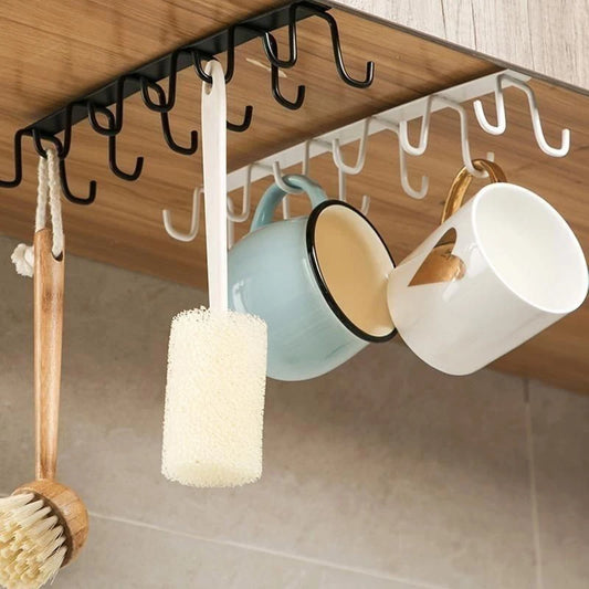 Multifunctional double-row storage hooks