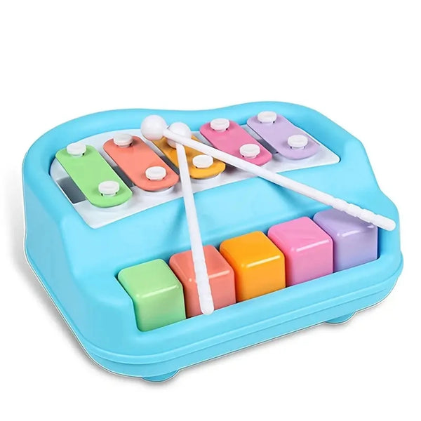 2 In 1 Mini Percussion Xylophone Piano Toy