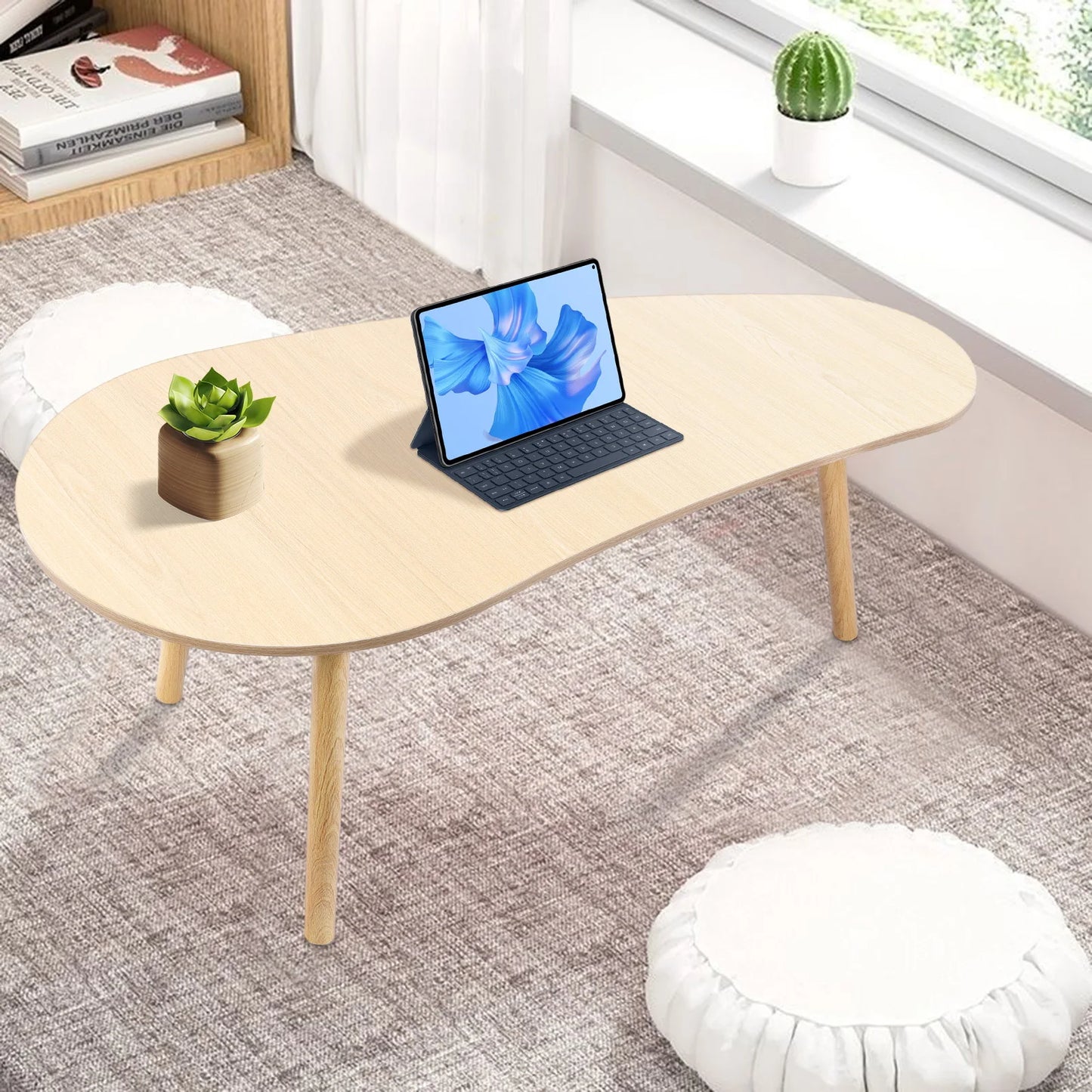 Stylish wooden coffee table