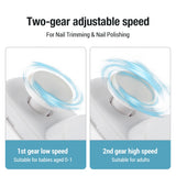 2 in 1 Electric Nail Clipper Mill