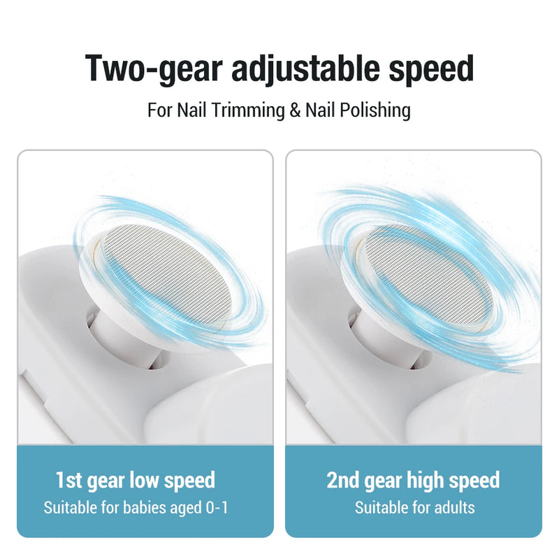 2 in 1 Electric Nail Clipper Mill
