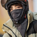 Winter Bike Hooded Mask With Neck Warmer