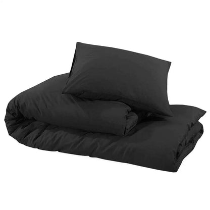Lightweight microfiber duvet cover set