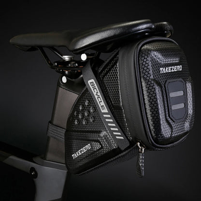 Waterproof bicycle saddle bag