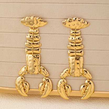Creative Lobster Geometric Earrings