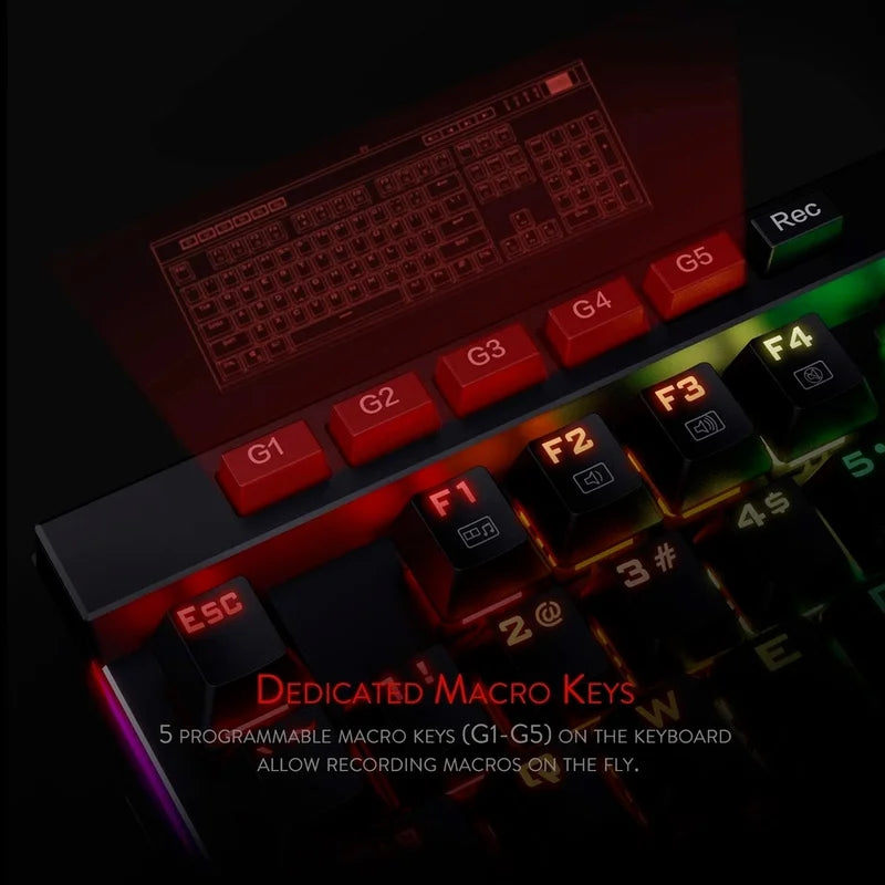 Mechanical Gaming Wired Backlight Computer Keyboard