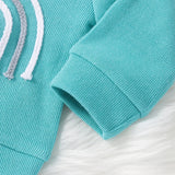 Cotton Rainbow Fall Baby Clothing Suit