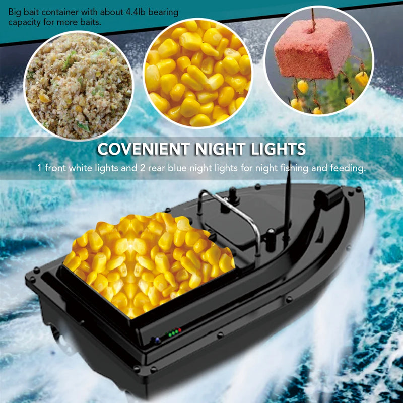 Automatic Fishing Bait Boat with Large Bait Container