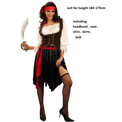 Pirates of the caribbean cosplay costume