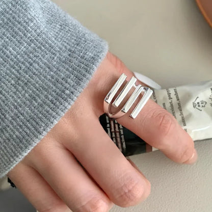 925 Sterling Silver Flower Ring