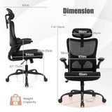 Ergonomic Computer Desk Chair with Lumbar Support