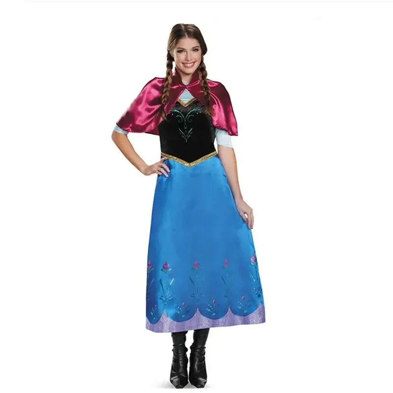 Frozen anna princess cosplay costumes