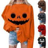 Fashion Retro 3d Printed Halloween Sweatshirt