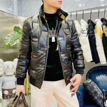 Fashion men's down vintage jacket