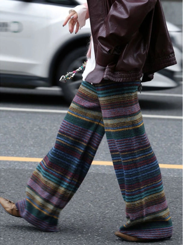 Women's Casual Loose Straight Leg Trousers