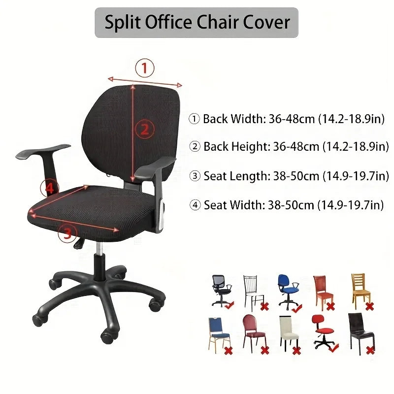 Universal Desk Rotating Chair Cover