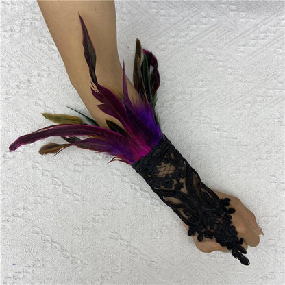 Halloween Party Fingerless Gloves