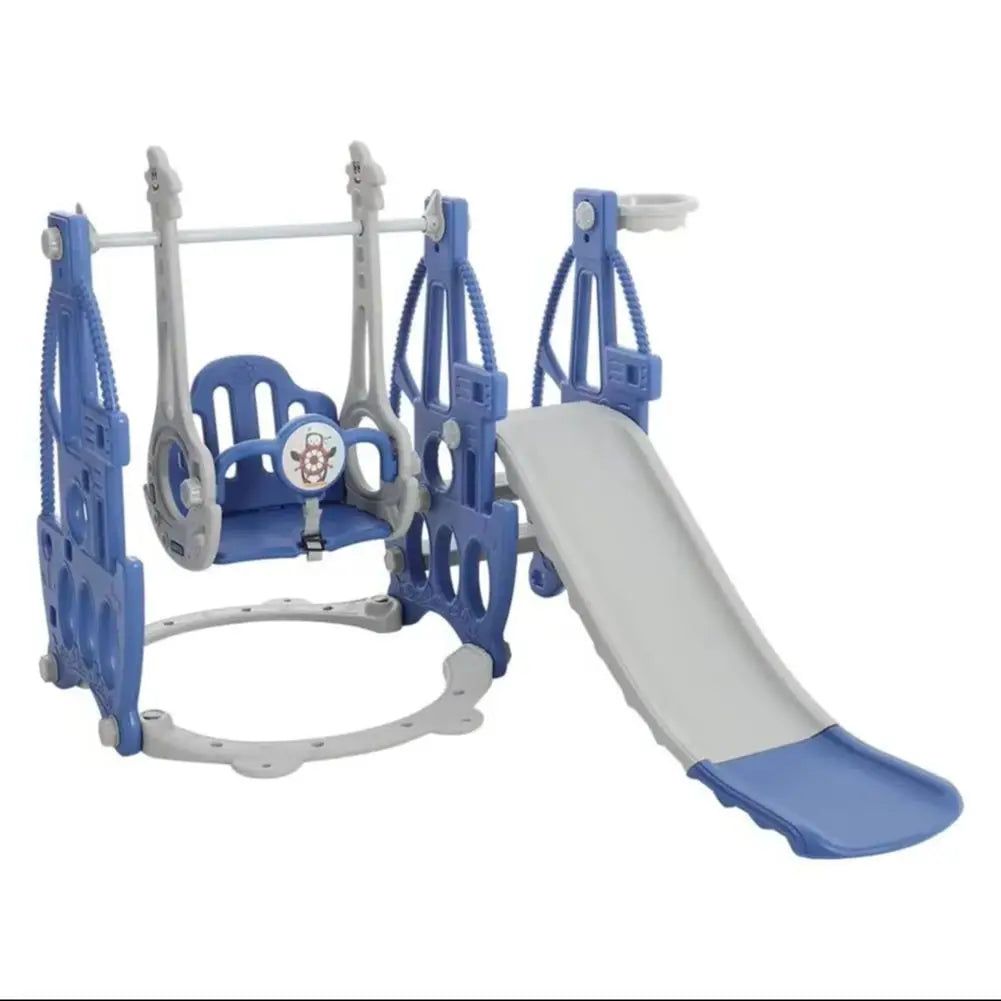 Kids slide climber and swing set