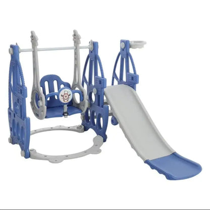 Kids slide climber and swing set
