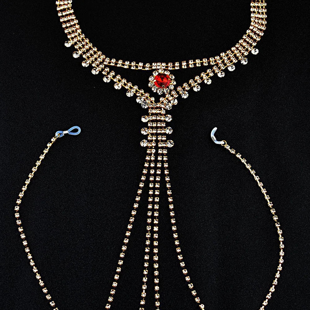 Fashion Rhinestone Body Chain