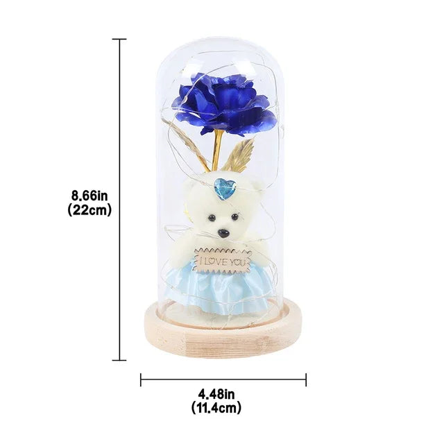 Led rose artificial flowers