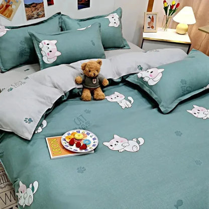 Cozy and durable printed bedding set