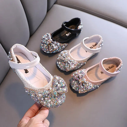 Fashion rhinestone glitter baby shoes