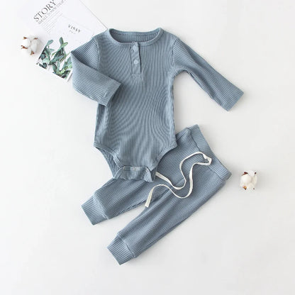 Infant long sleeve bodysuit +pant set