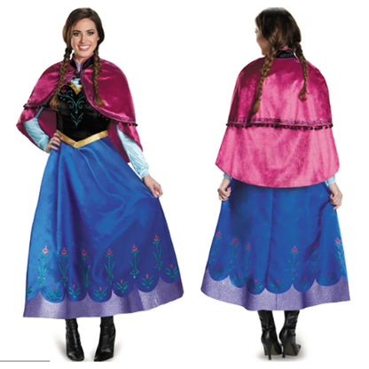 Fancy Cinderella Elsa Cosplay Halloween Dress