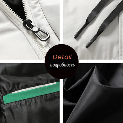 Warm windproof hooded vest