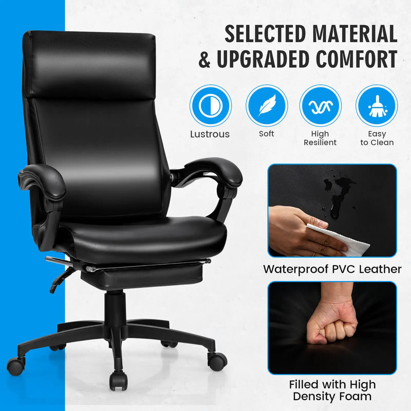 High Back Leather Executive Office Chair