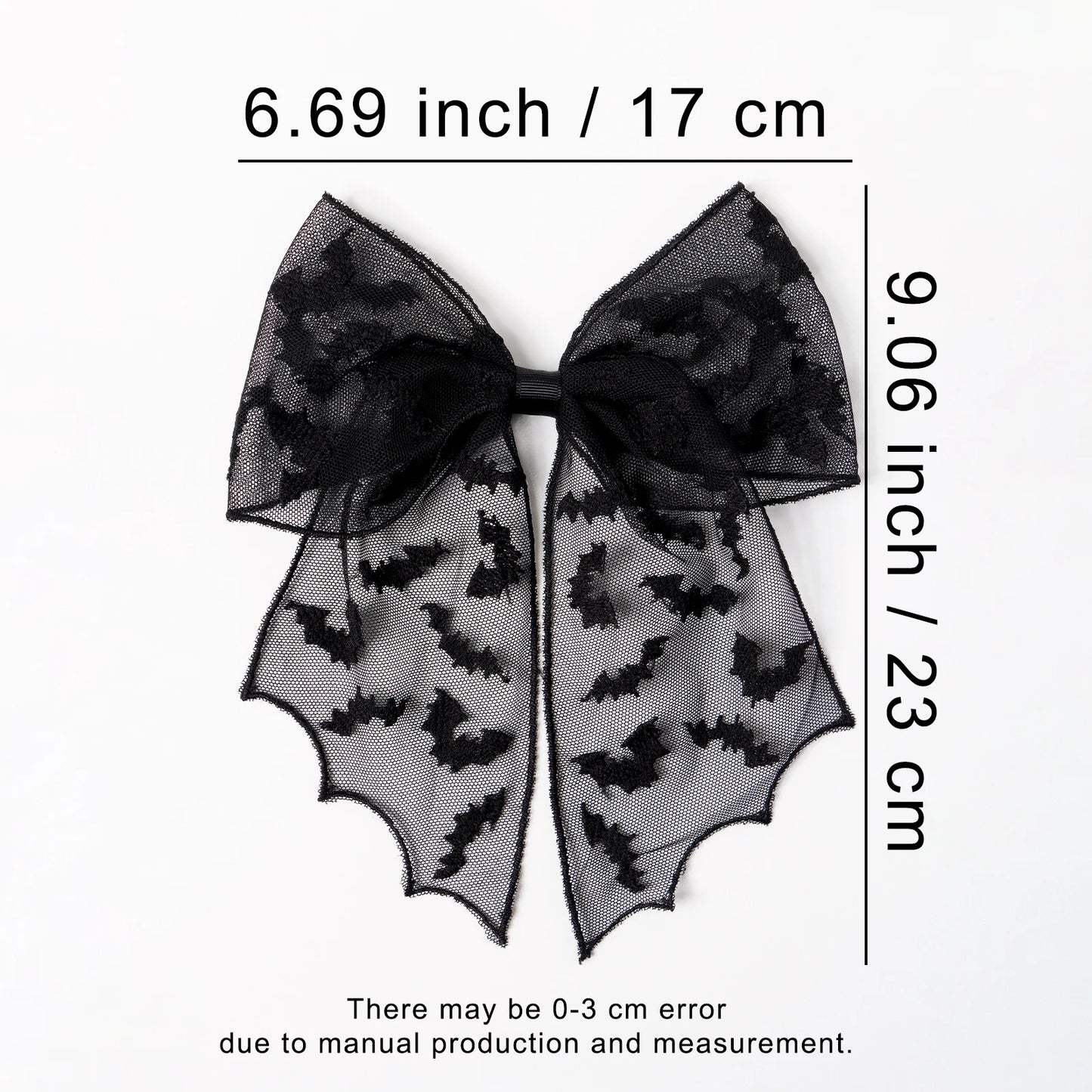 Halloween Bat Bow Hair Clip
