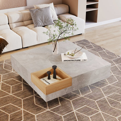 Side table with removable storage box