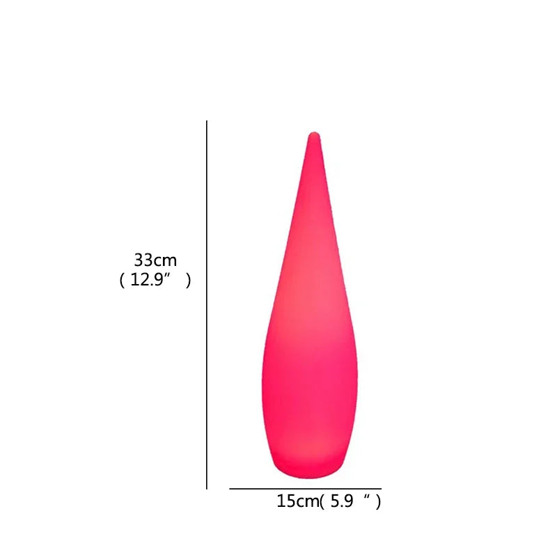 Usb landscape rechargeable lamp