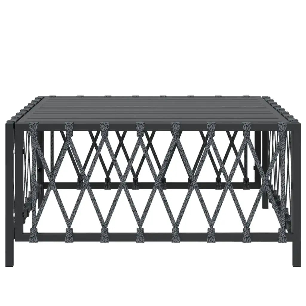 Stylish anthracite garden table
