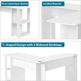 L-Shaped Computer Corner Desk