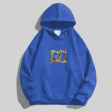 Letter Printing Hooded Sweater