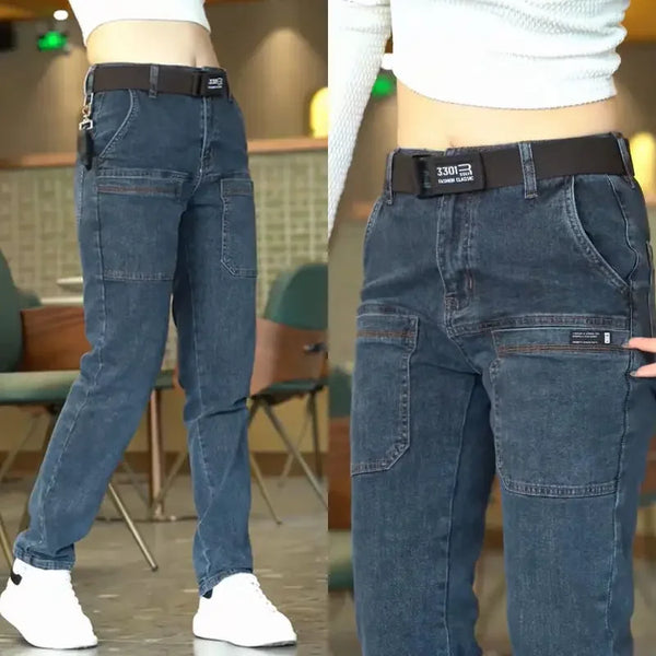 Fashion Cargo Denim Pants