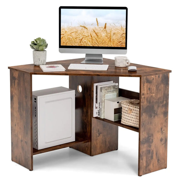90° Corner Computer Table