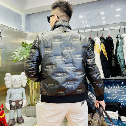 Fashion men's down vintage jacket