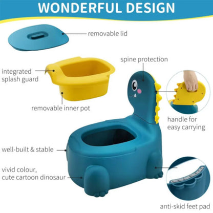 Dinosaur putty training toilet seat